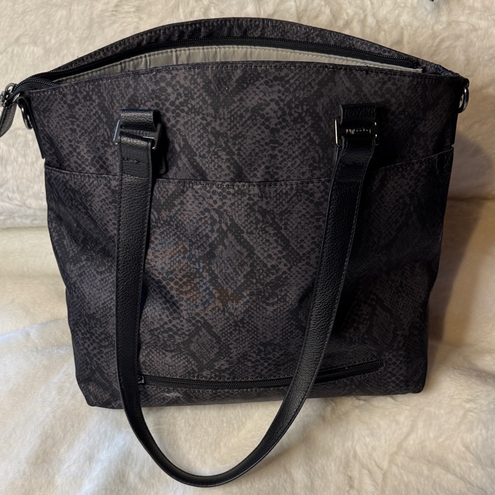 ♟️📓📁Baggallini Snake Skin Tote - Picture 5 of 15